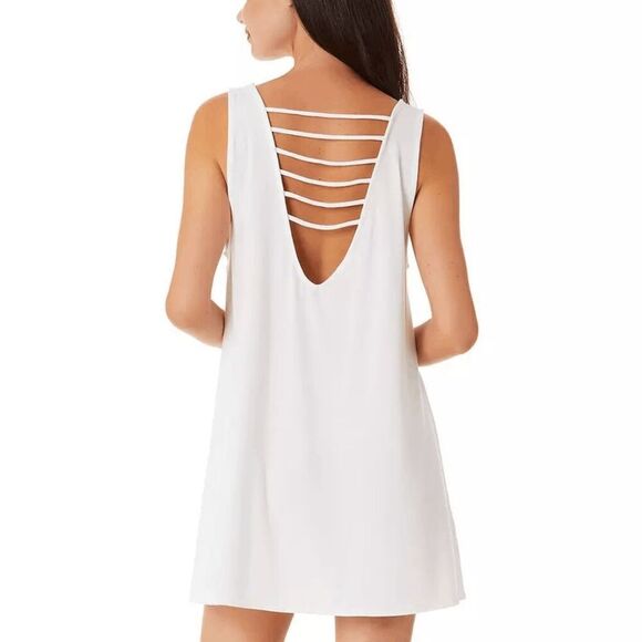 Salt & Cove white NWT size Small mini dress/ swim coverup - Picture 2 of 7